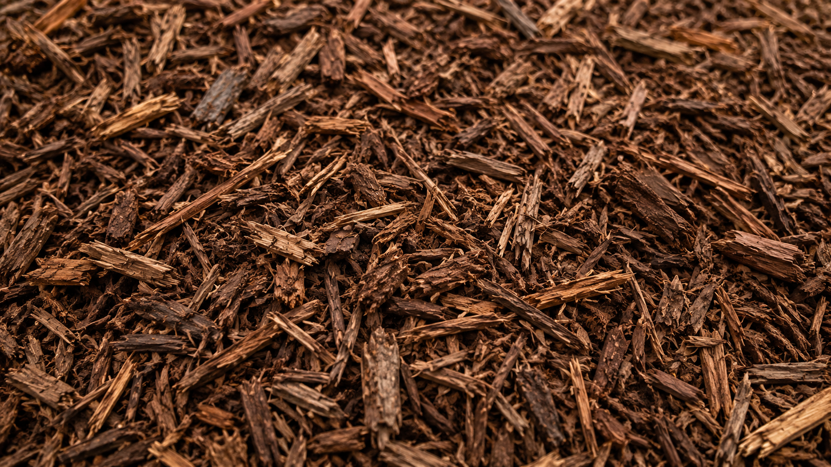 Hardwood mulch texture