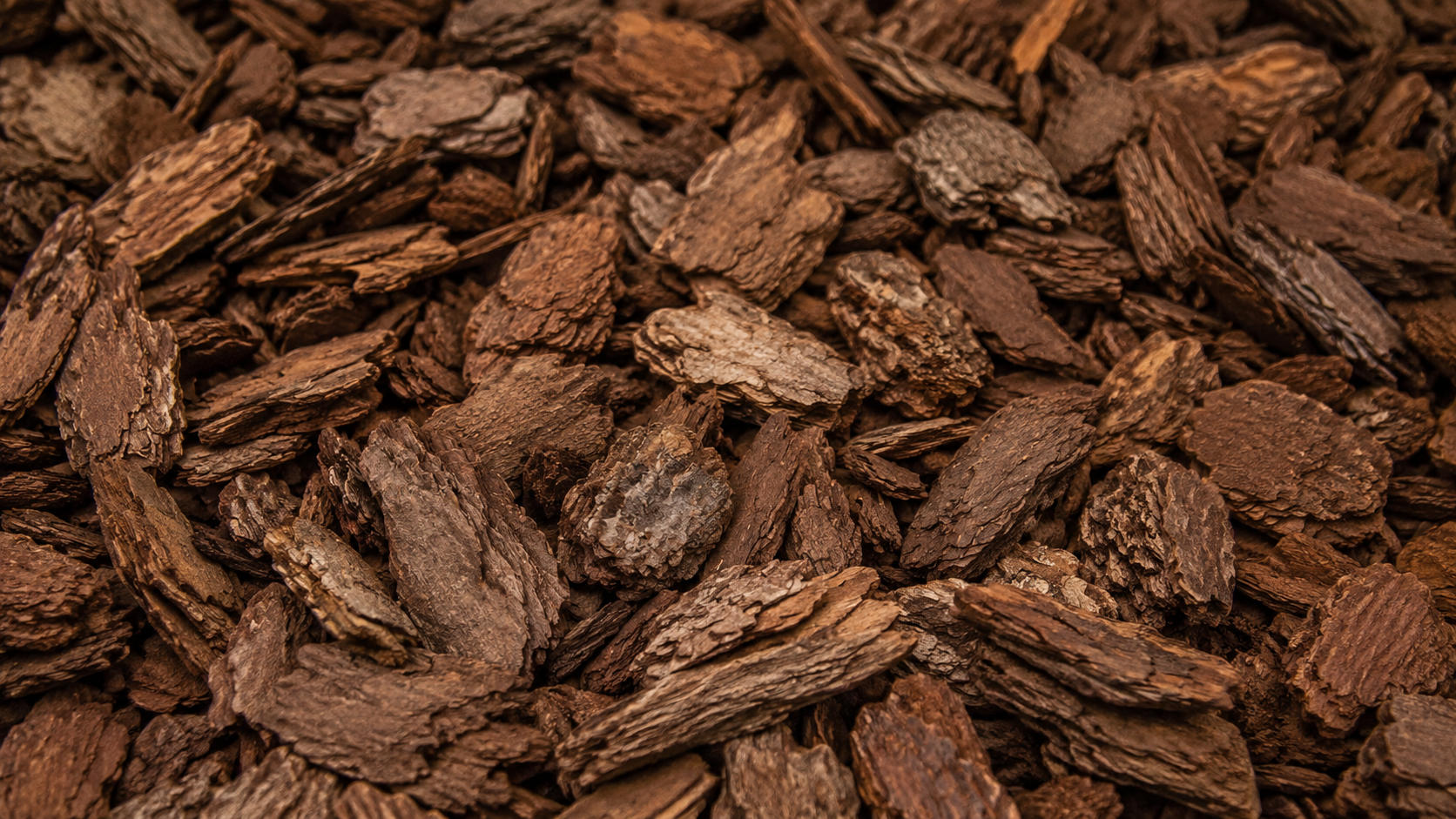 Pine bark mulch texture